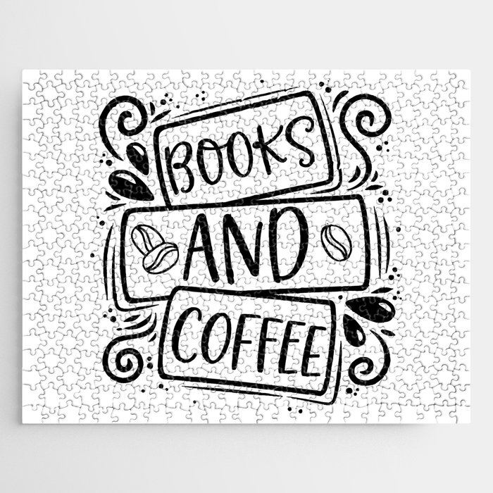 Books And Coffee Jigsaw Puzzle