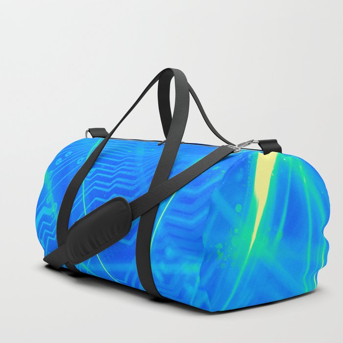 Abstract Technology Duffle Bag