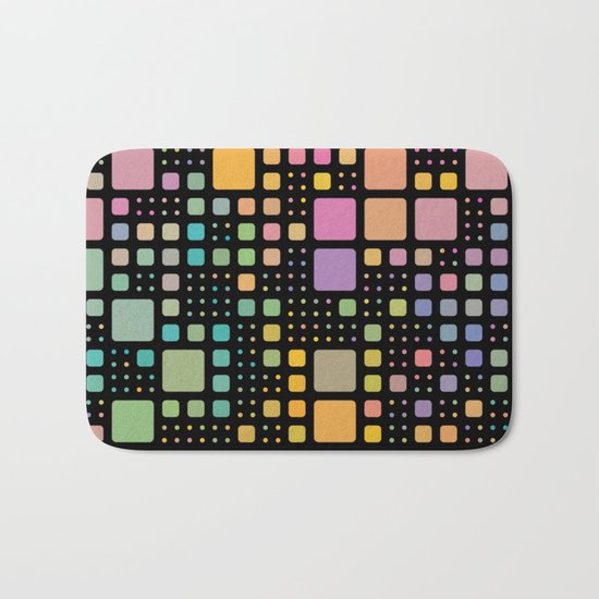 Pop Squares Bath Mat