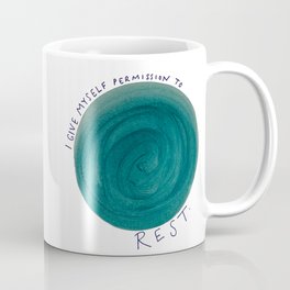 Permission to Rest Coffee Mug