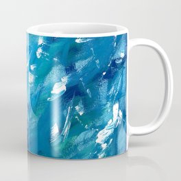 Sunlight on Lake Michigan Coffee Mug | Acrylic, Sleepingbeardunes, Nature, Greatlakes, Mishigami, Beach, Painting, Sunlightonwater, Lakemichigan, Straitsofmackinac 