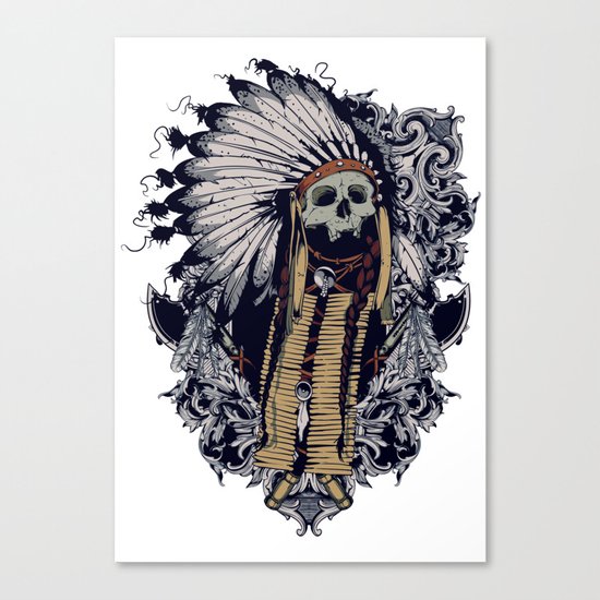 Indian soul Canvas Print