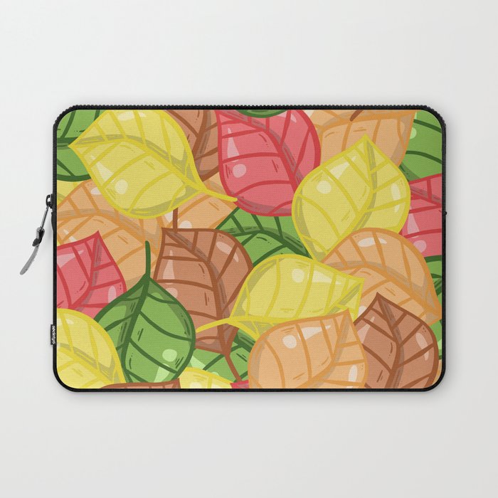 colorful leaves Laptop Sleeve