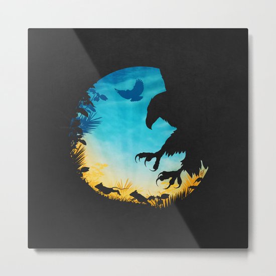The Chase Metal Print