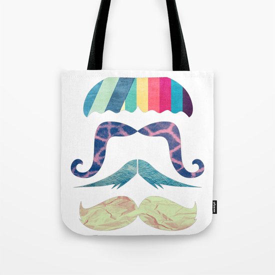 mustache BOOM Tote Bag