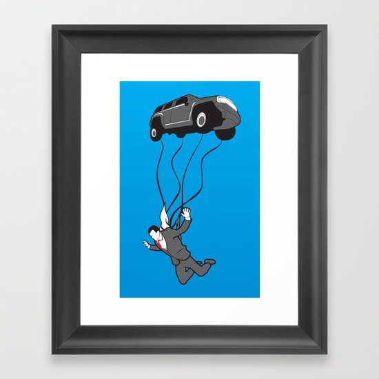 Sky Die Framed Art Print