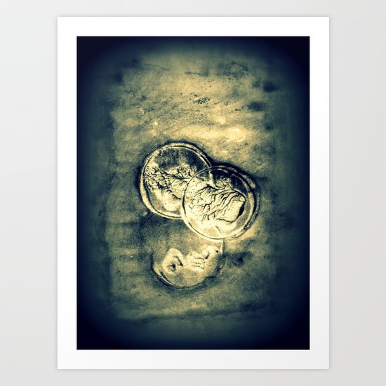 the beginning Art Print