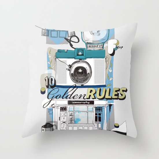 Ten Golden Rules Throw Pillow