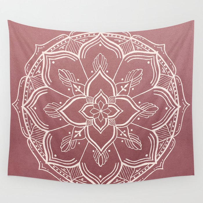 Dusty sales rose tapestry