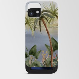 Palms on the Lake iPhone Card Case