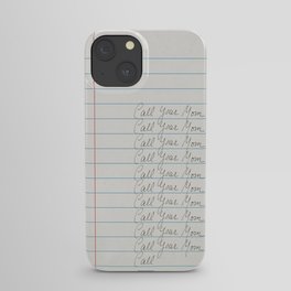 Composition Notebook: Call Your Mom iPhone Case