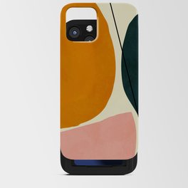 shapes geometric minimal painting abstract iPhone Card Case