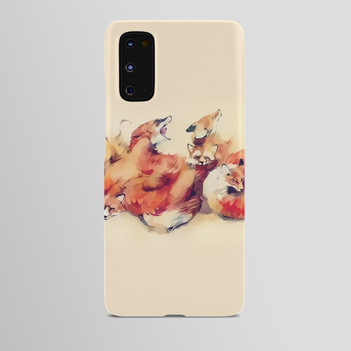 Fox Family Android Case