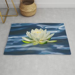Water Lily Rug | Photo, Nature, Digital 