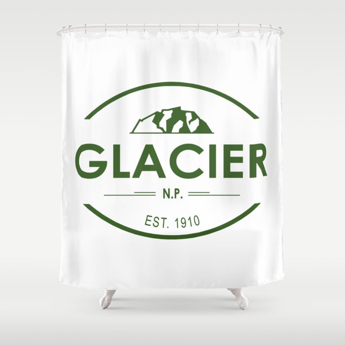 Glacier National Park Shower Curtain