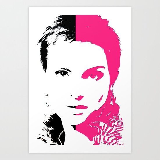 DOUBLE FACE Art Print