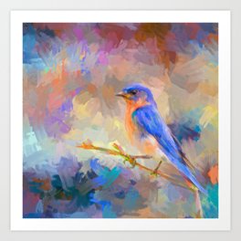 Bring On The Bluebirds Art Print