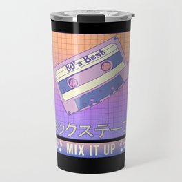 Tape Cassette Japan Aesthetic Travel Mug