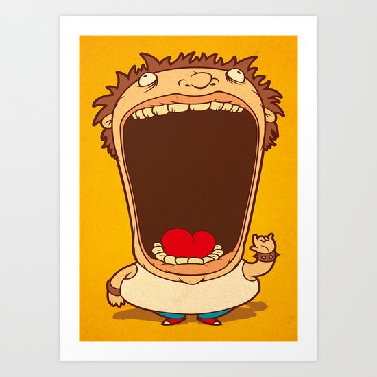 Big Mouth Art Print