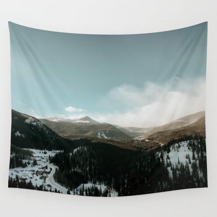Mountain View Wall Tapestry