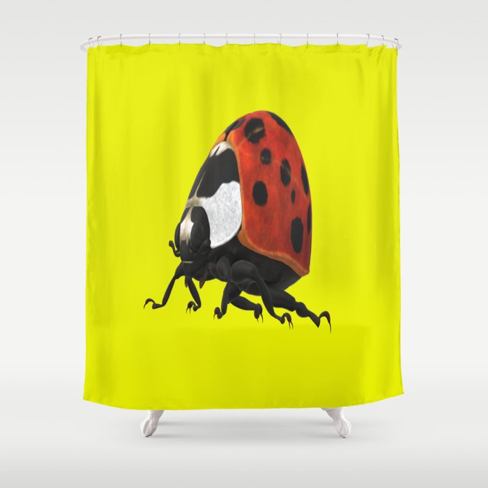 Ladybug Shower Curtain by christinasp | Society6