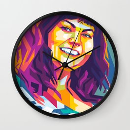 Karlie Noon Wall Clock | Feminist, Women, Colorful, Science, Female, Chemist, Nobel, Stem, Woman, Shecience 