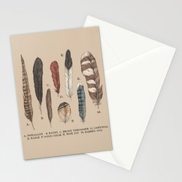 Feathers Stationery Card