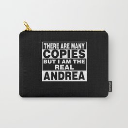 I Am Andrea Funny Personal Personalized Gift Carry-All Pouch