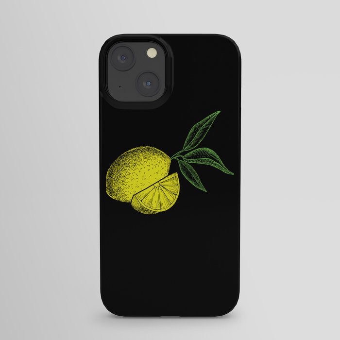 Lemon Fruit Retro Lemonade iPhone Case