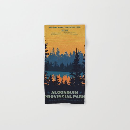 Algonquin Park Poster Hand & Bath Towel