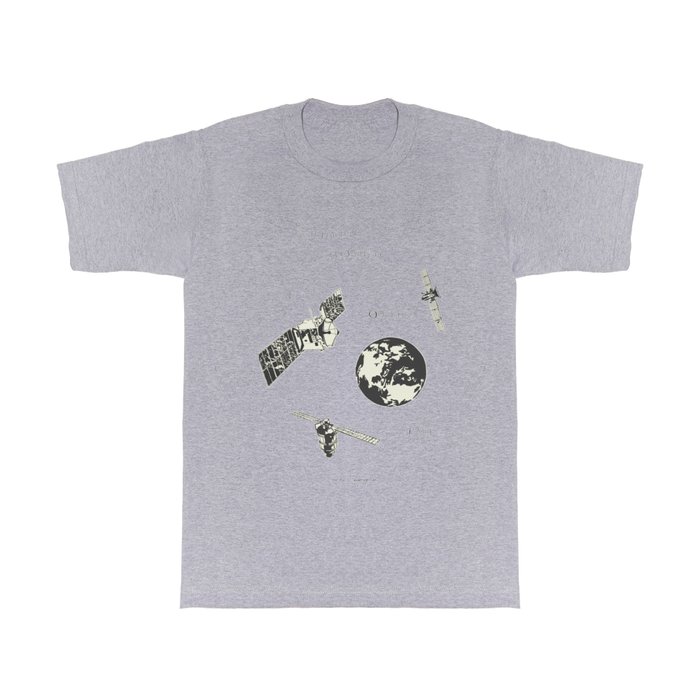 satellites floating in outer space T Shirt