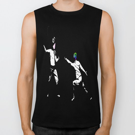 music battle fencing Biker Tank