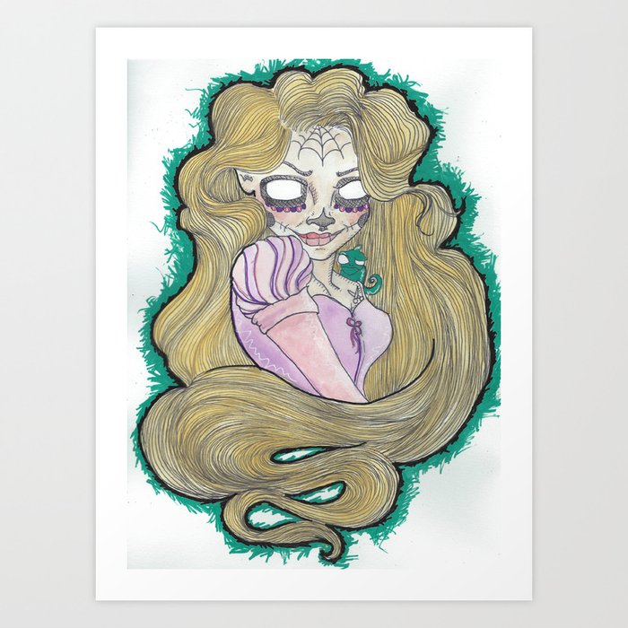 Rapunzel Art Print