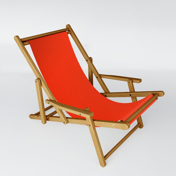 Red-Orange Sling Chair