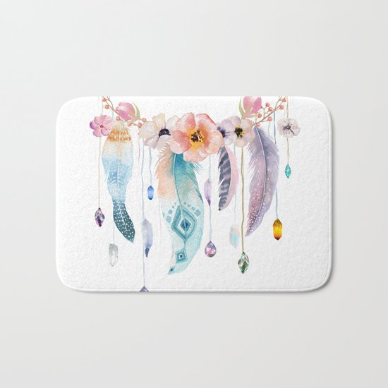Atherstone Feather Spirit Gazer Bath Mat