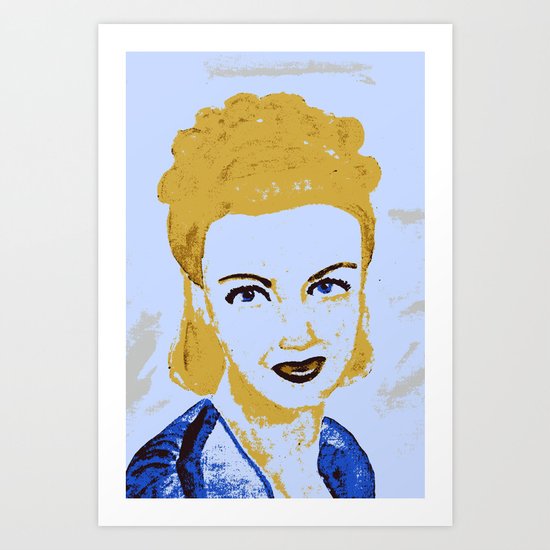 Lady Art Print