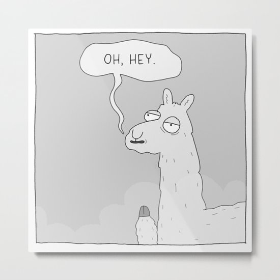 Oh Hey Metal Print