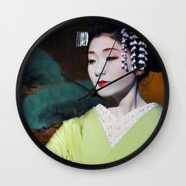 Geisha Maiko IV Wall Clock