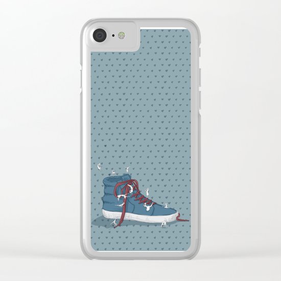 Where are you going? Clear iPhone Case