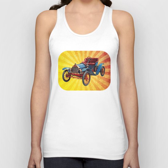 Vintage Car 01 Unisex Tank Top