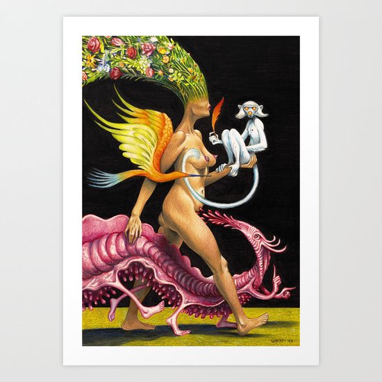 The Walk Art Print