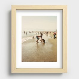 Santa Monica, CA Recessed Framed Print