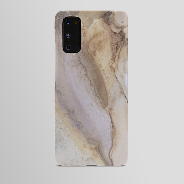 Abstract Watercolor Art In Earth Tones Android Case