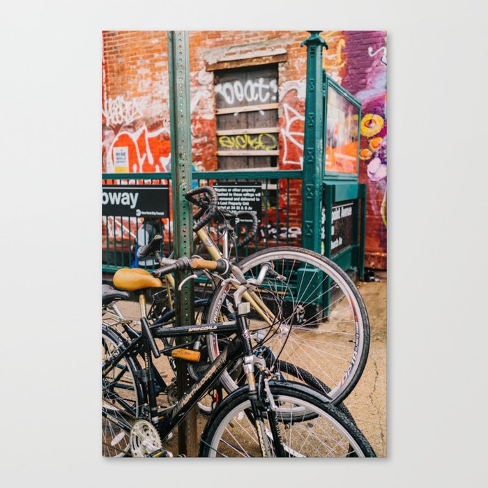 Brooklyn Bike II Canvas Print
