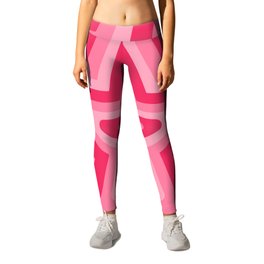 Coral StarBeat Leggings