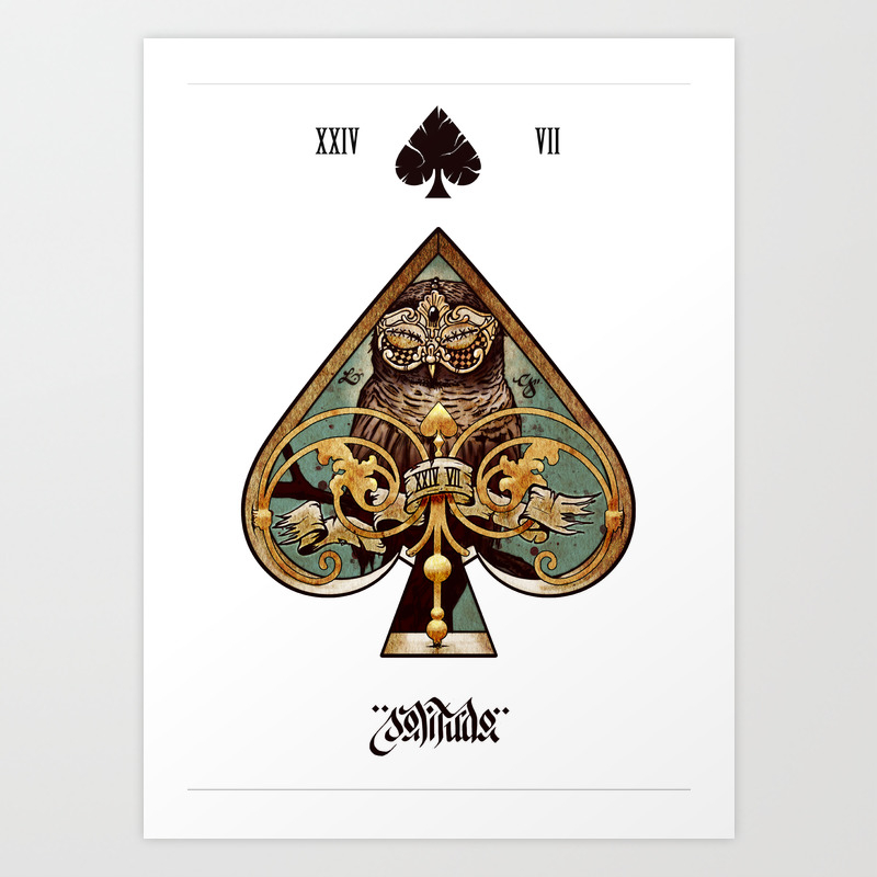 poker card artwork