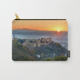 Red sunset at The Alhambra Palace Carry-All Pouch
