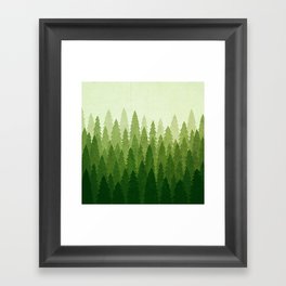 C1.3 Pine Gradient Framed Art Print