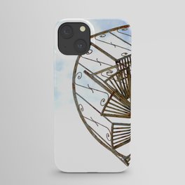 Rusty spiral staircase  iPhone Case