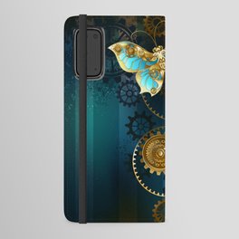 Two mechanical butterflies Android Wallet Case